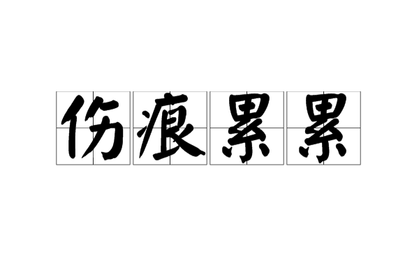 傷痕累累(漢語詞語)