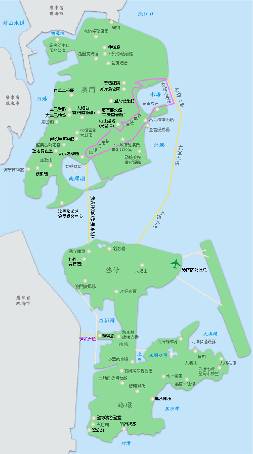 澳門地貌 澳門地貌