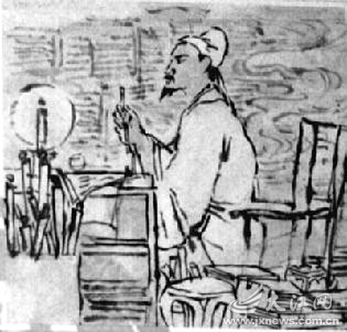 魏良輔畫像 魏良輔畫像
