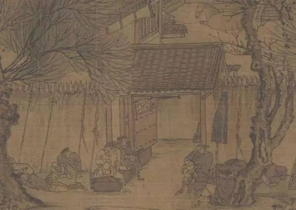 《清明上河圖》上懶散的兵卒 《清明上河圖》上懶散的兵卒