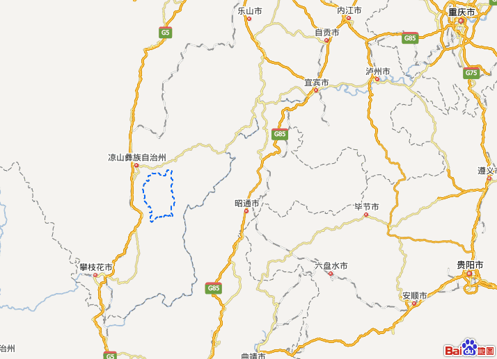 普格縣百度地圖 藍色區域 普格縣百度地圖 藍色區域