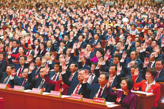中國全國人大在開會 中國全國人大在開會